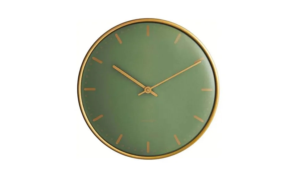 Arne Jacobsen City Hall Vægur, Ø 29 Cm - Grøn