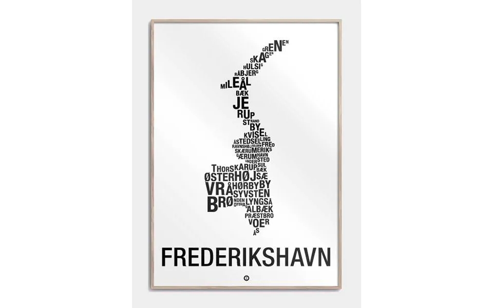 Citatplakat Frederikshavn By Plakat 30x42 Cm