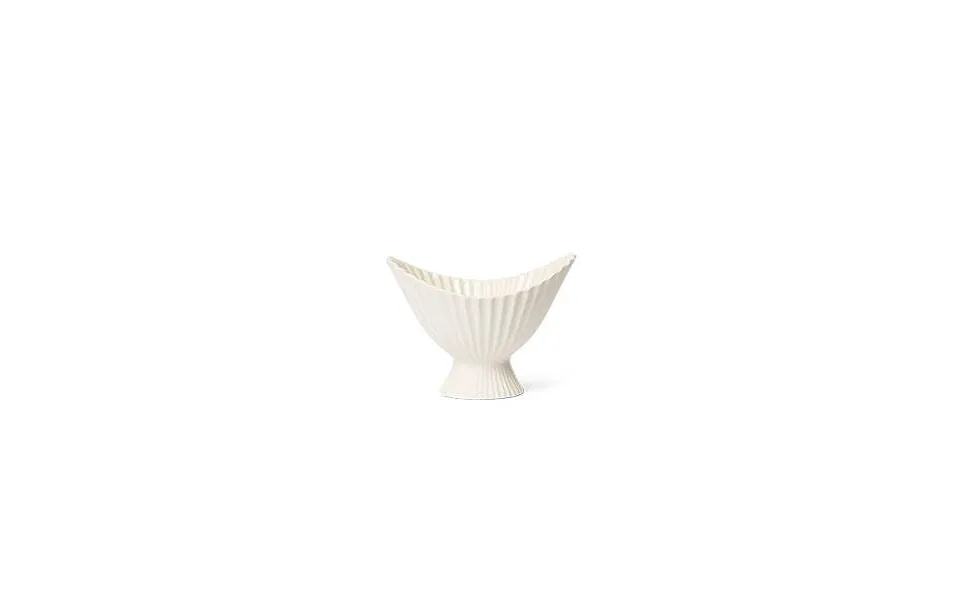 Ferm Living Fountain Bowl, Small - Off-white