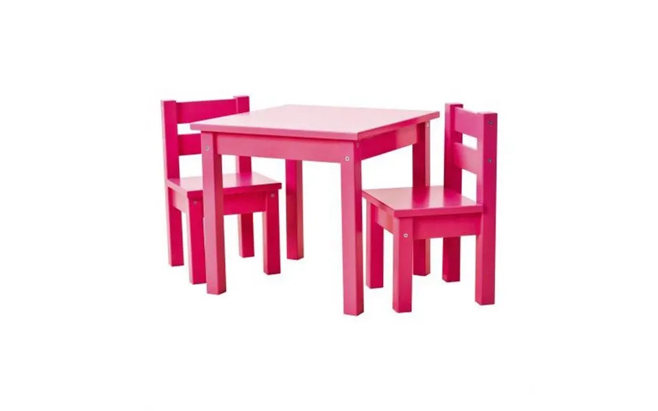 Hoppekids Mads Børnesæt - Bord Og 2 Stole
