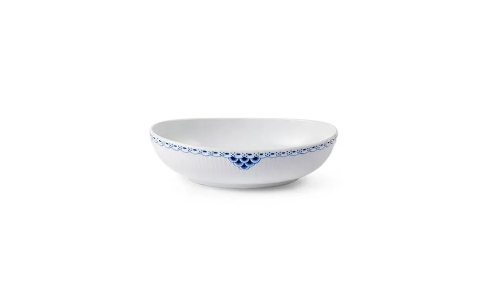 Royal Copenhagen Prinsesse Oval Skål - 75 Cl