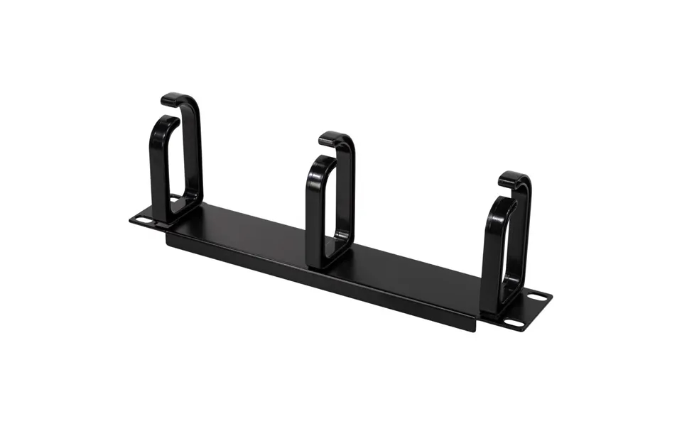 10 Kabelpanel Med 3 Beslag U1 Sort