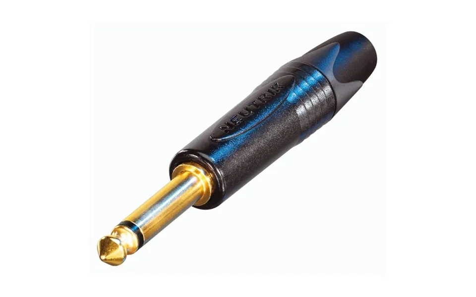 2-benet 1 4 Professionelt Jackstik - Guldkontakter