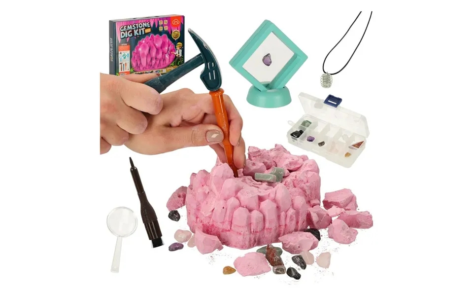 Arkæologiske Satte Stenmineraler 9 El.