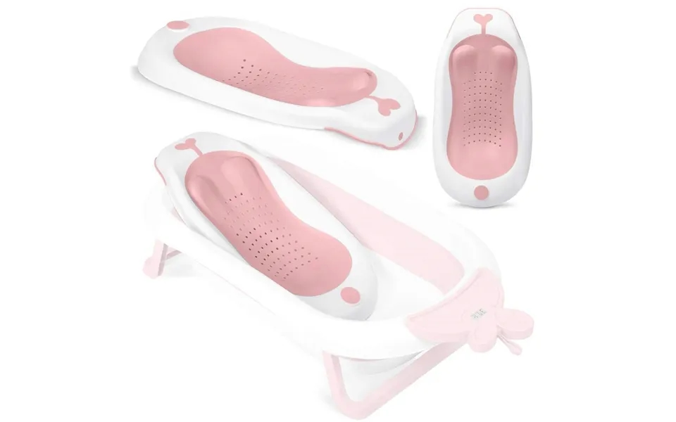 Babystøtte Til Badekar Ricokids Hvid Pink