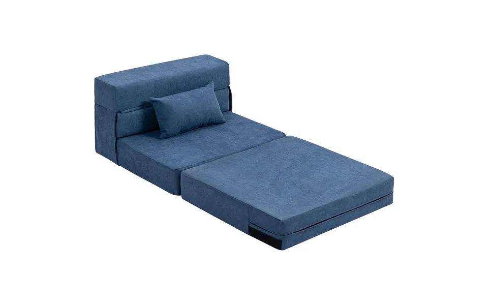 Cabriolet Gulvsovesofa Mørkeblå - Flannel