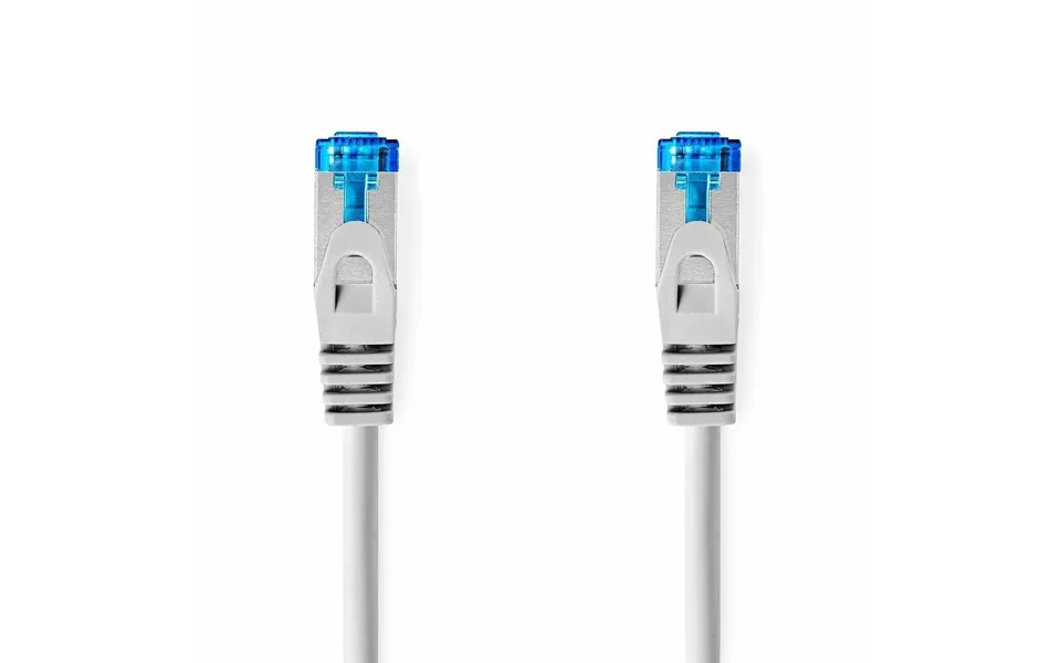Cat6a Netværkskabel S Ftp Rj45 Han Rj45 Han 5.00 M Snagless Runde Lszh Grå Label
