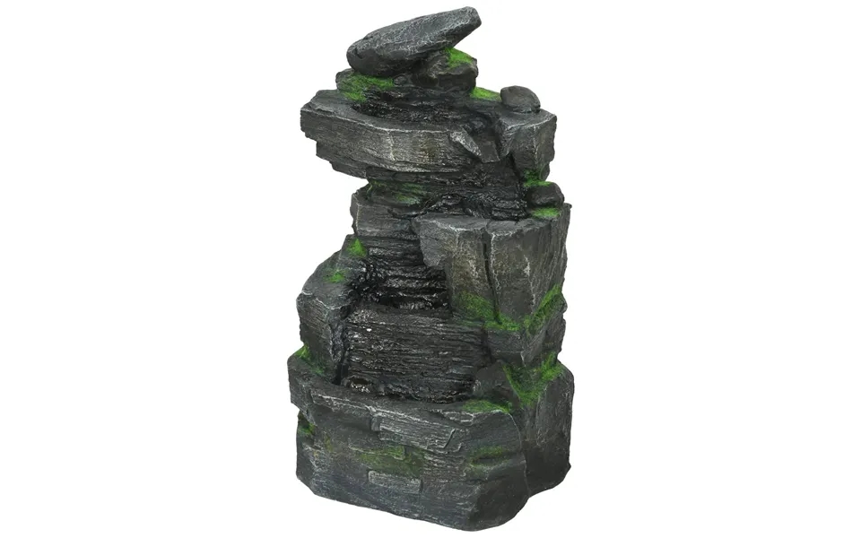 Havefontæne 4 Niveauer Med Led-belysning