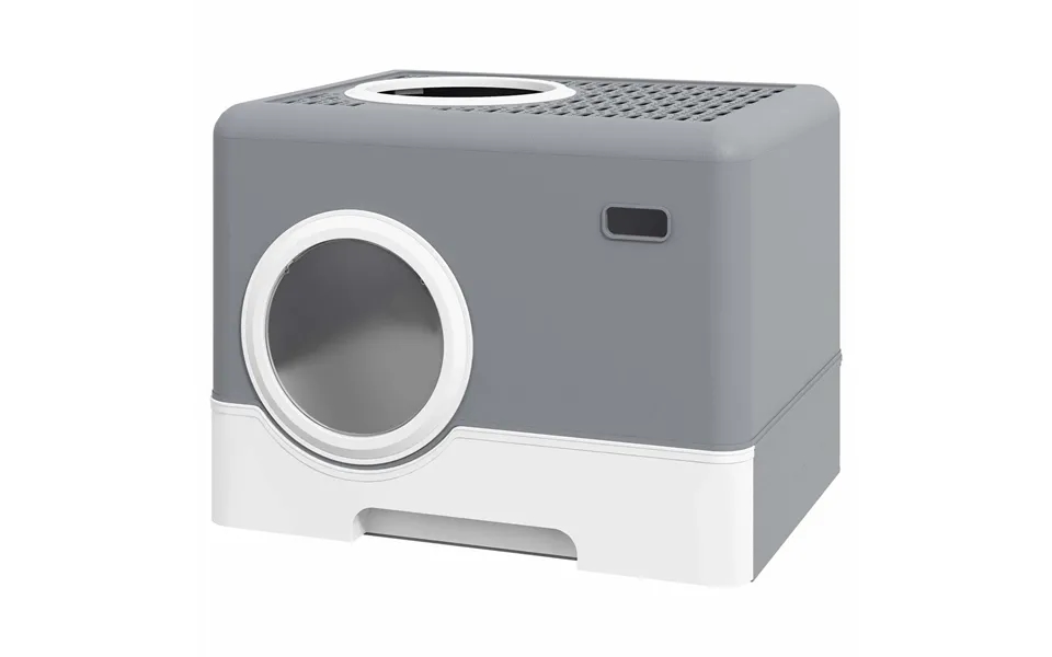 Kattebakke Med Låg Og Spand - 2 Udgange