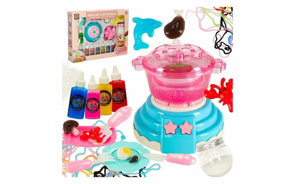 Kreativt Sæt Magisk Køkkengel - Der Størkner 3d-figurer 62 Stykker Blå