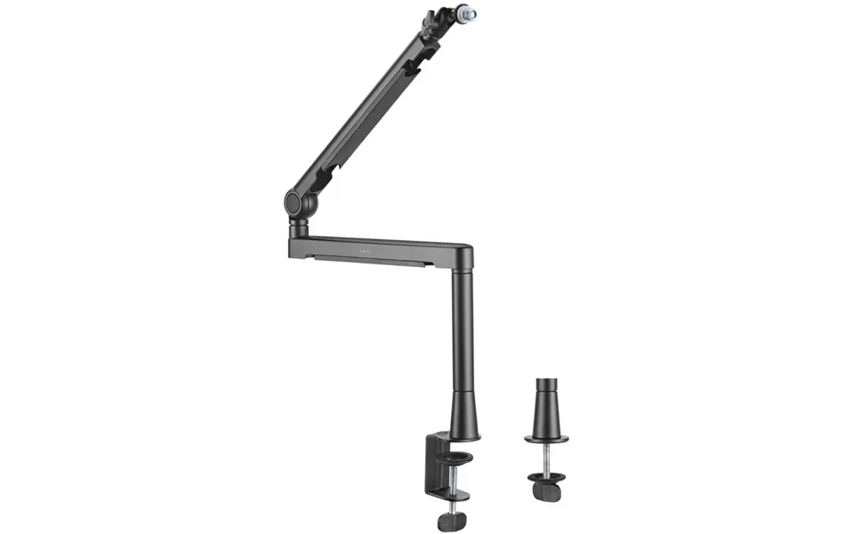 Professionel Studiemikrofonarm Med Kabelstyring Aluminium Sort