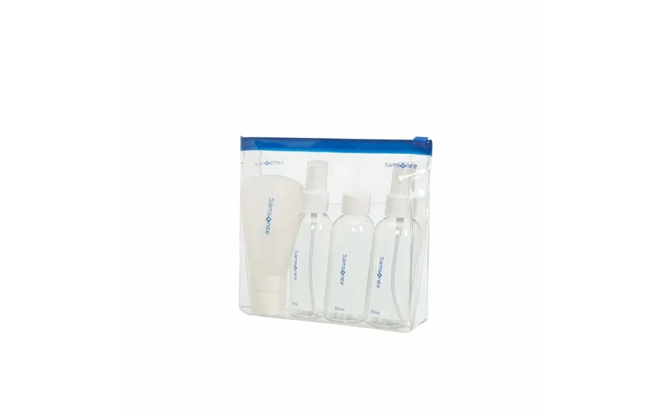 Samsonite Rejse Tilbehør Toiletsæt Flaskesæt 4 Flasker