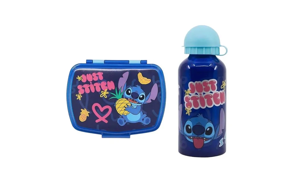 Lilo & Stitch Madkasse Og Drikkedunk