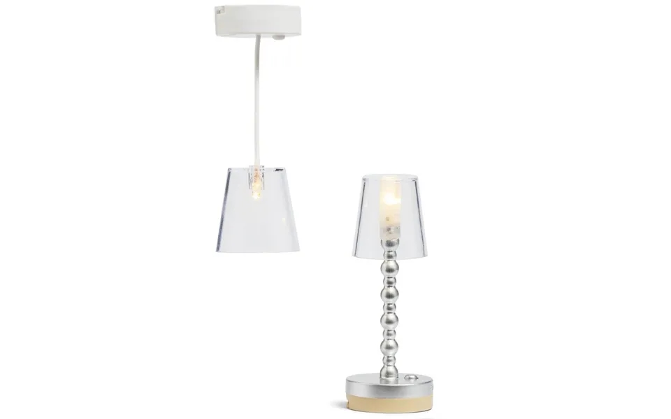 Lundby Gulv Og Loftlampe M. Batteri