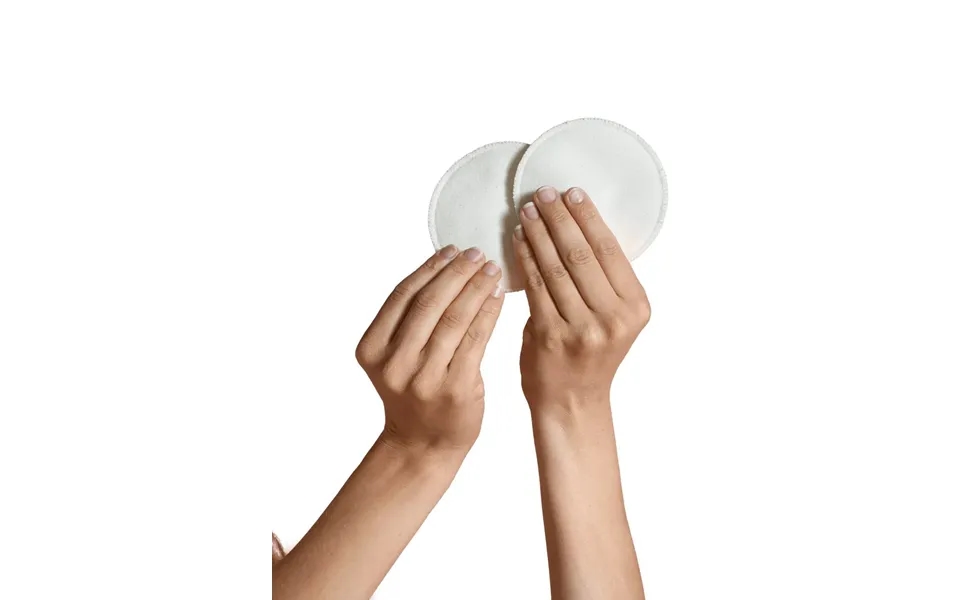 Carriwell Ammeindlæg I Bomuld - 6 Stk. Hvide Inkl. Vaskepose