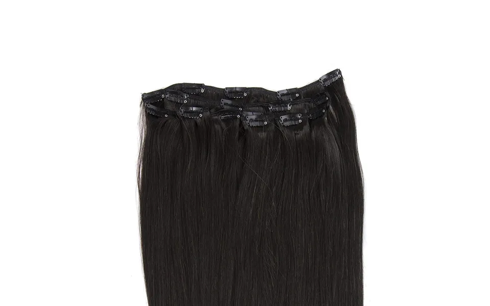 Clip On Extensions - Sortbrun 1b