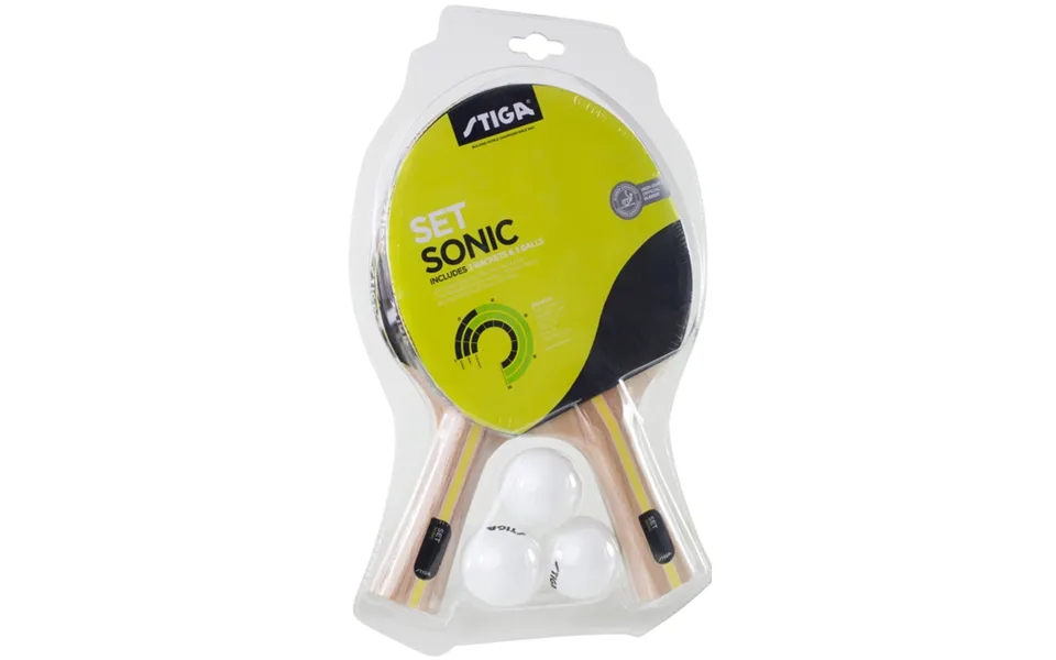 Stiga - Sonic Set 2 Bat 3 Bolde