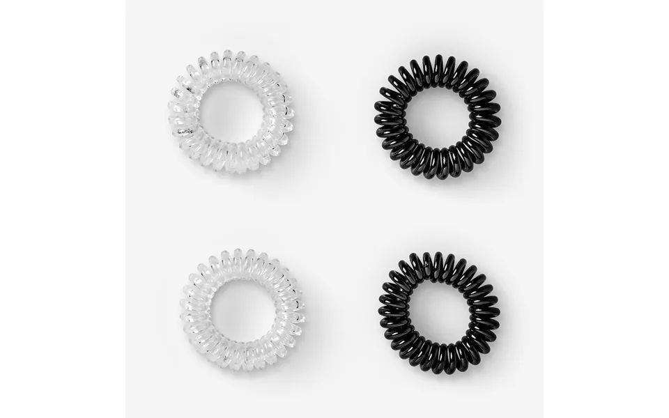 Hårelastikker Af Plast - 4 Stk