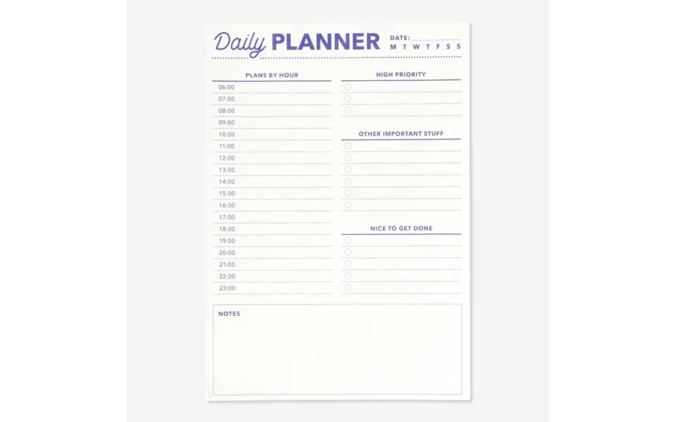 Planlægningsblok. A5