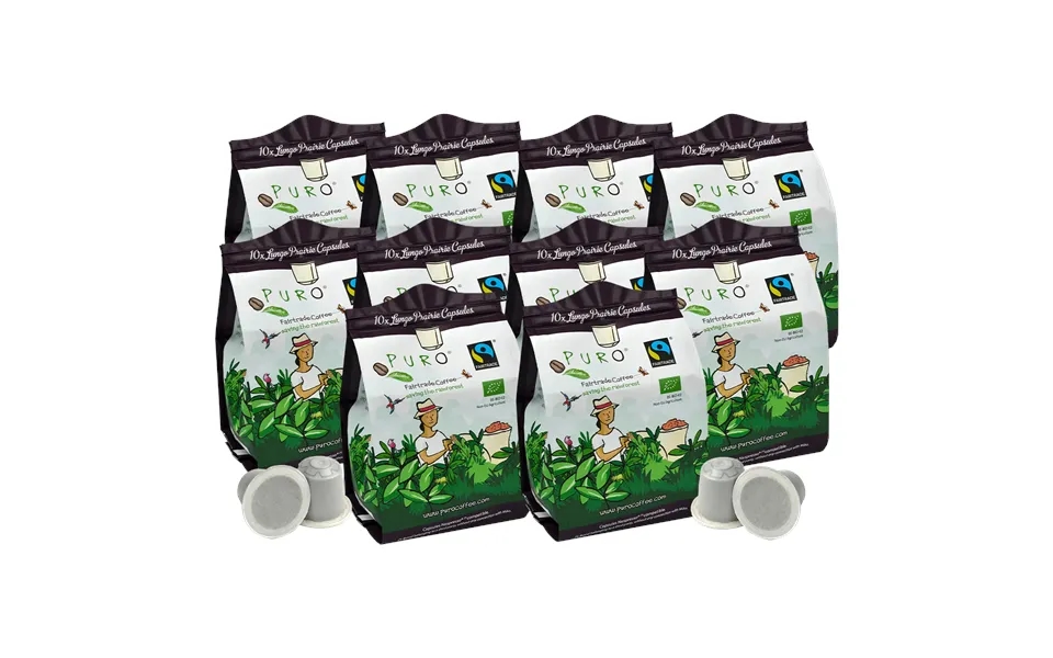 Puro Prairie 100 Stk. Lungo Kaffe Kapsler - 100 Stk.