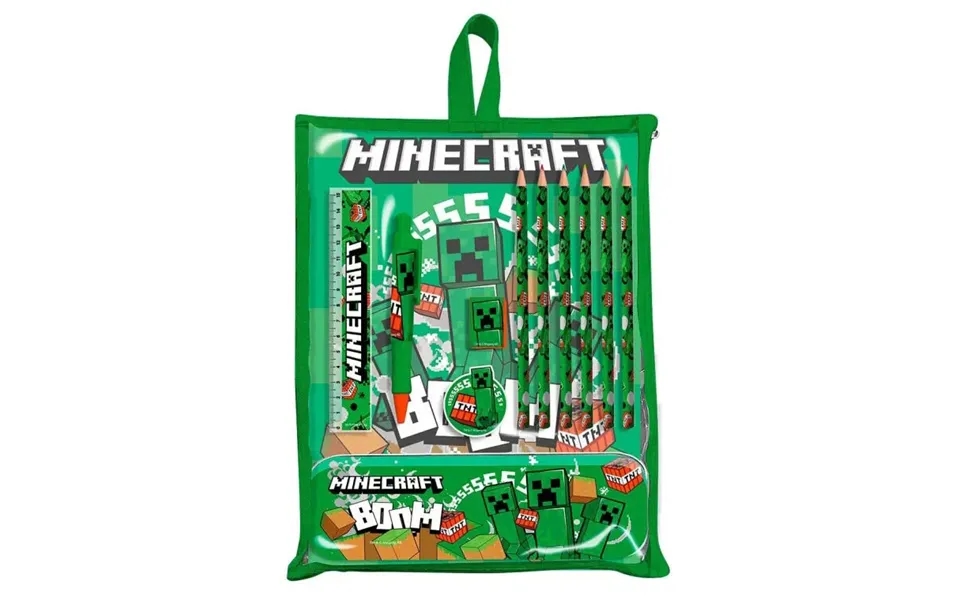 Minecraft Boom Skrivesæt Med Penalhus - Geekd.dk