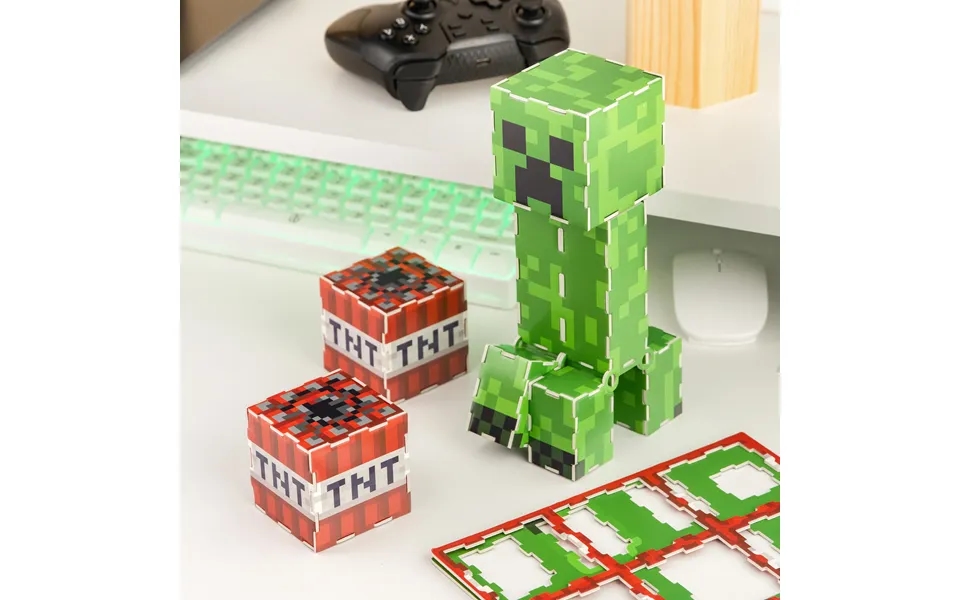 Minecraft Creeper Byggesæt Figur - Geekd.dk