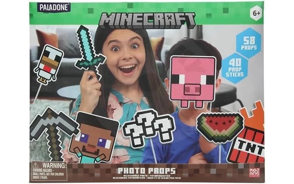 Paladone - Minecraft Photo Props Bumper Pack 58 Pcs