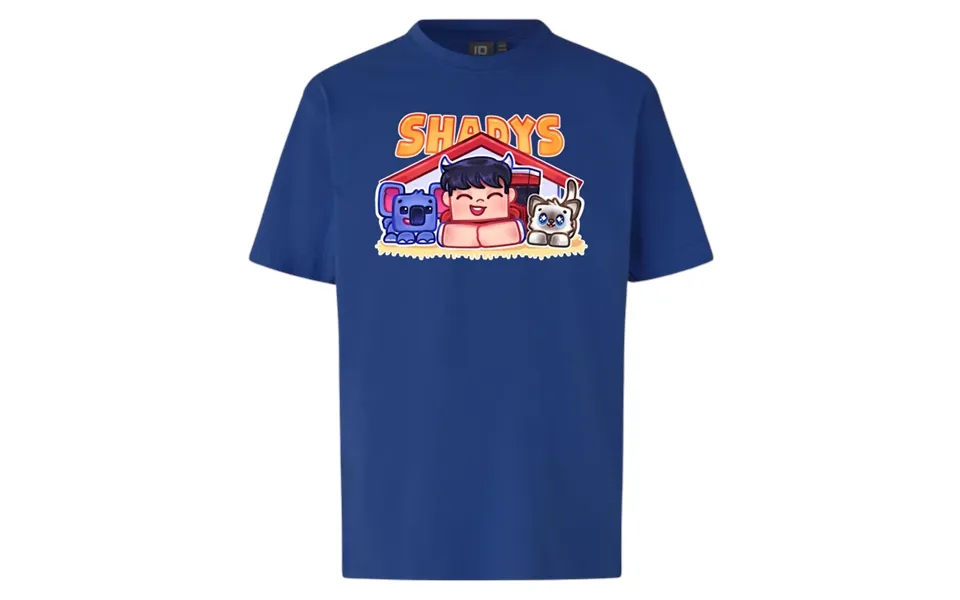 Shadys Kæledyr Tee - Blå T-shirt