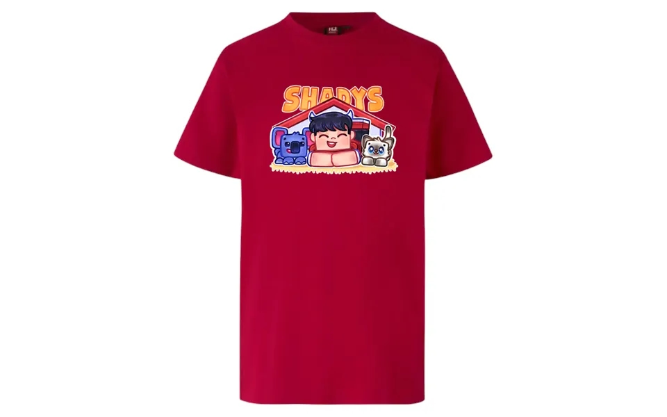 Shadys Kæledyr Tee - Rød T-shirt