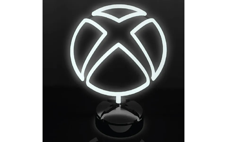 Tabel Lamp Xbox Logo Neon White 22,8 Cm Lampe - Geekd.dk