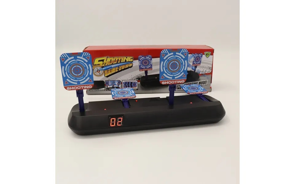 Gel Blaster Elektronisk Skydeskive Med 4 Skiver