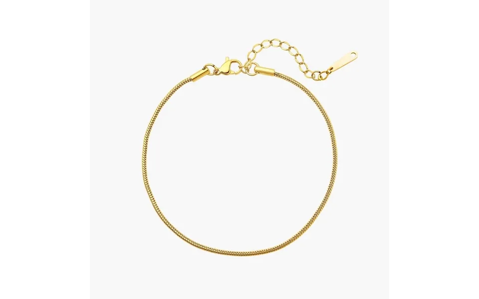 Elisabeth Enkel Ankelkæde 18k Guldbelagt