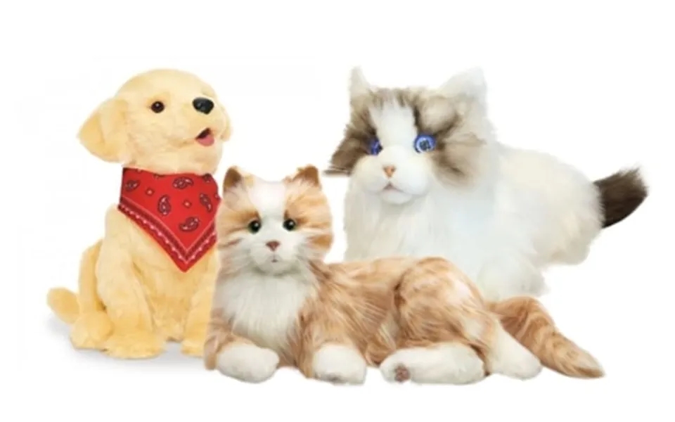 Pakketilbud 3 Stk. Robotdyr - 1 Stk. Selskabshund Og 2 Stk. Demenskatte