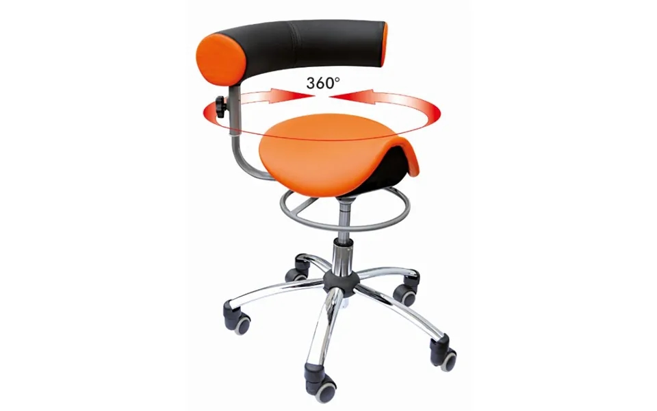 Sanus Saddelstol Med Svingbart Armlæn