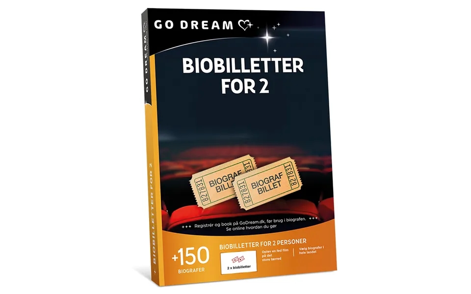 Go Dream Biobilletter For 2 - Oplevelsesgaver