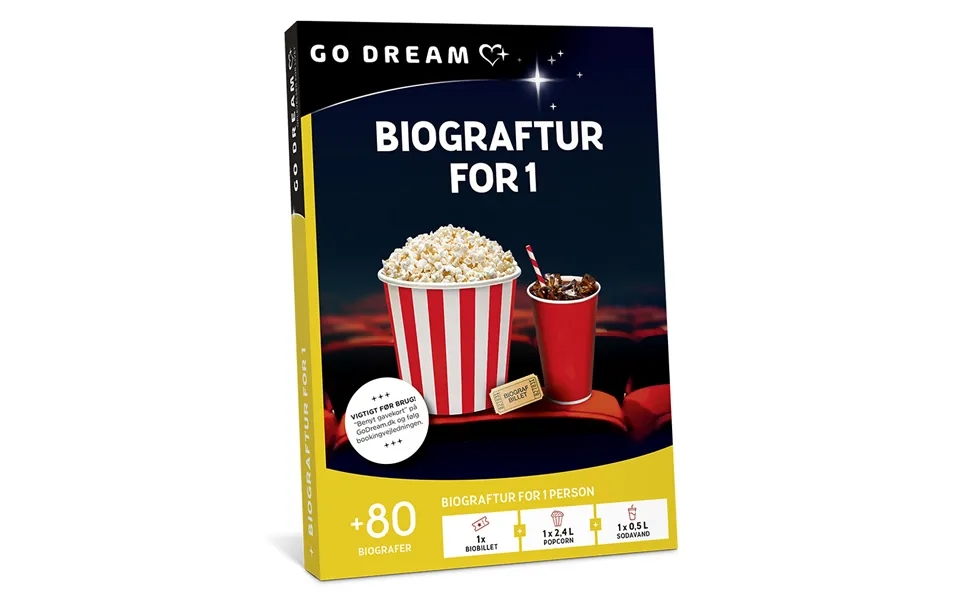 Go Dream Biograftur For 1 - Oplevelsesgaver