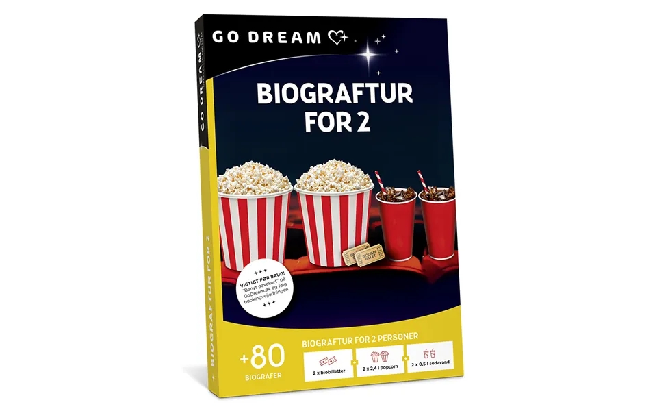 Go Dream Biograftur For 2 - Oplevelsesgaver