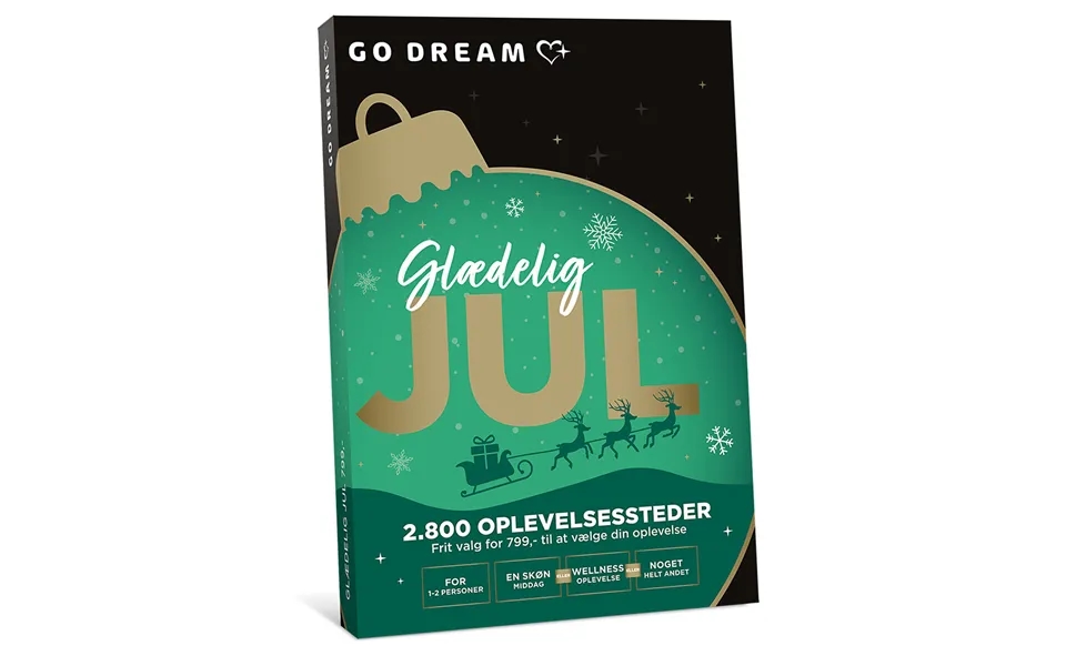 Go Dream Glædelig Jul - 799, Oplevelsesgaver, Multithematic , Gaveidé