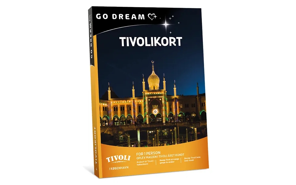 Go Dream Tivolikort- Oplevelsesgaver Entertainment