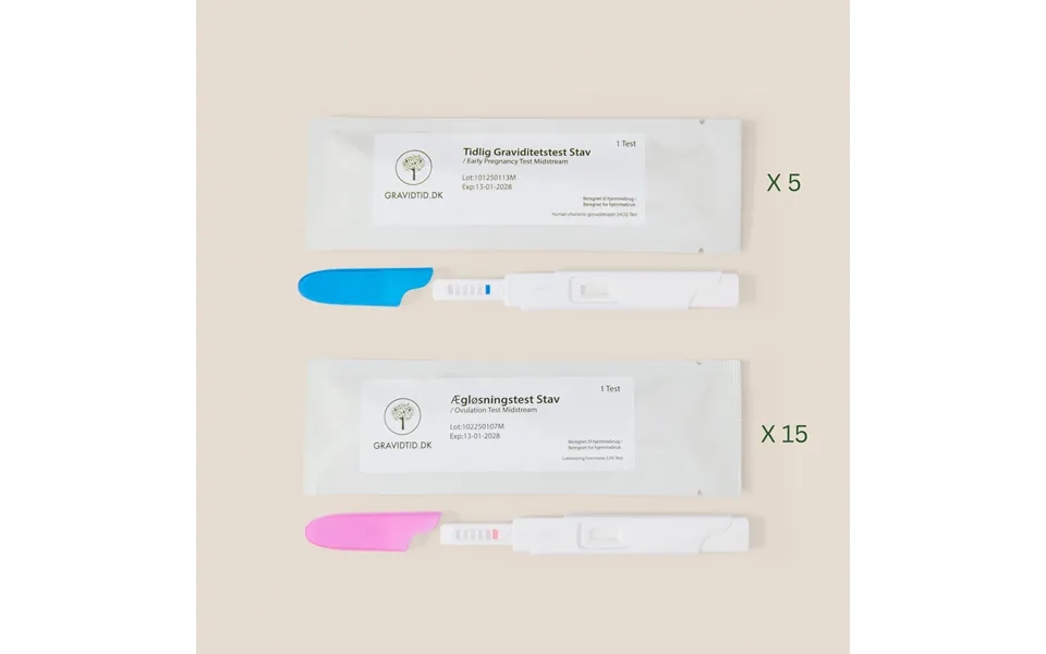 Gravidtid Bliv Gravid Pakke Test Tidligt Stav. 3 Måneder