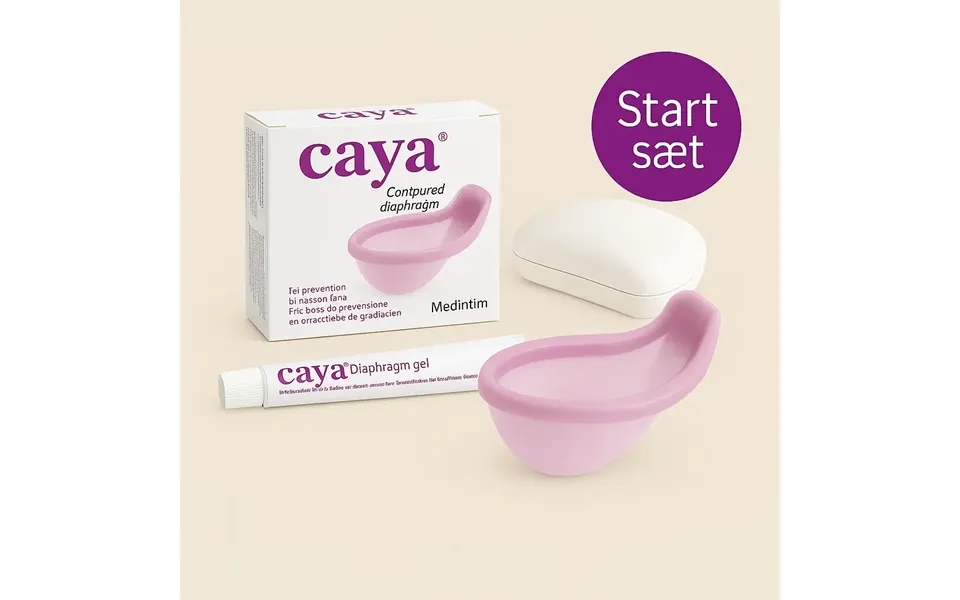 Startsæt Caya Pessar Caya Gel. Hormonfri Prævention