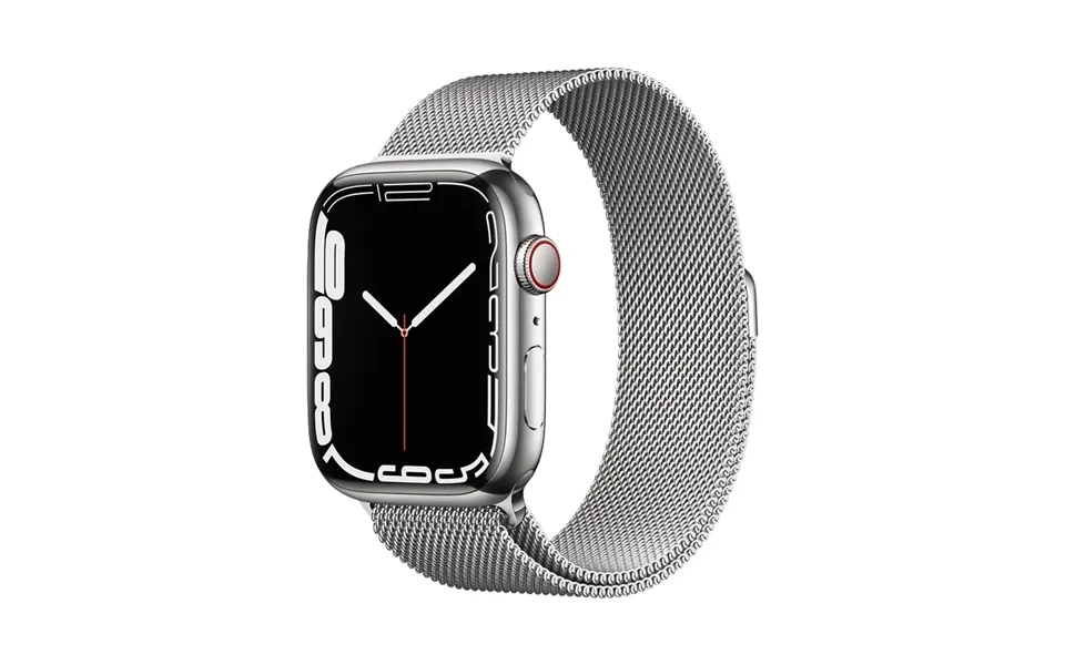 Brugt Apple Watch 7 Stainless Steel 45mm Gps Cellular - Sølv Som Ny Nej