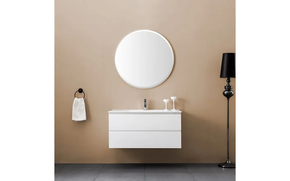 Møbelpakke Bathlife Eufori Hvid Med Vask Og Spejl