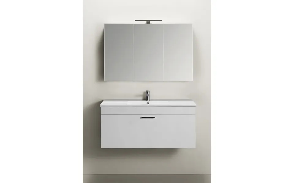 Møbelpakke Hafa Go 1000 Hvid M Spejlskab