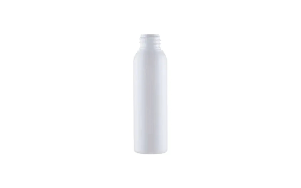 100 Ml. Mat Hvid Plastflaske - Hdpe
