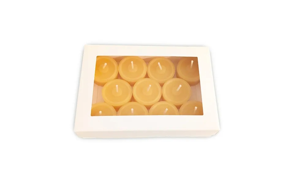 Bivoks Fyrfadslys Uden Aluskåle