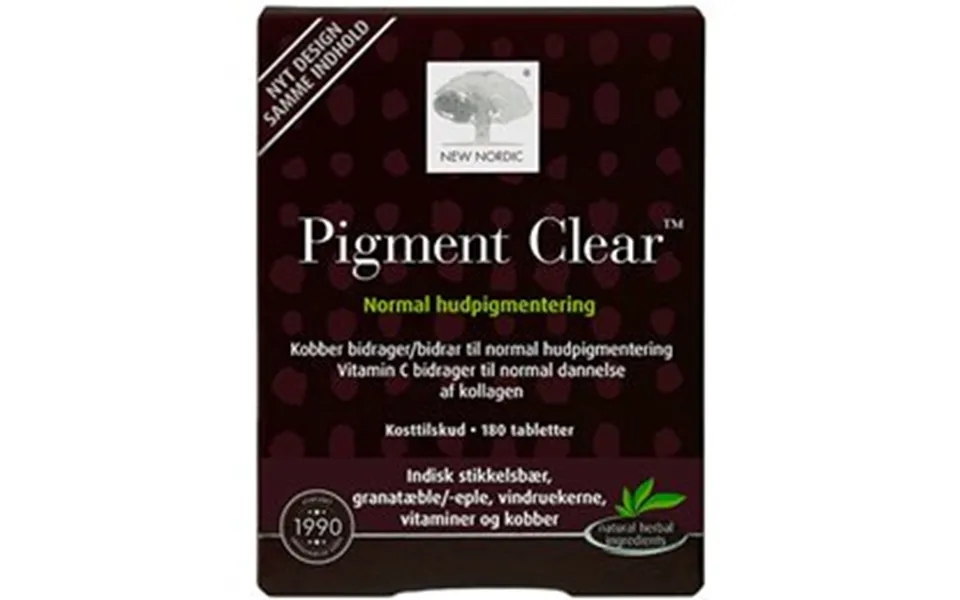 New Nordic Skin Care Pigment Clear 180 Tabletter