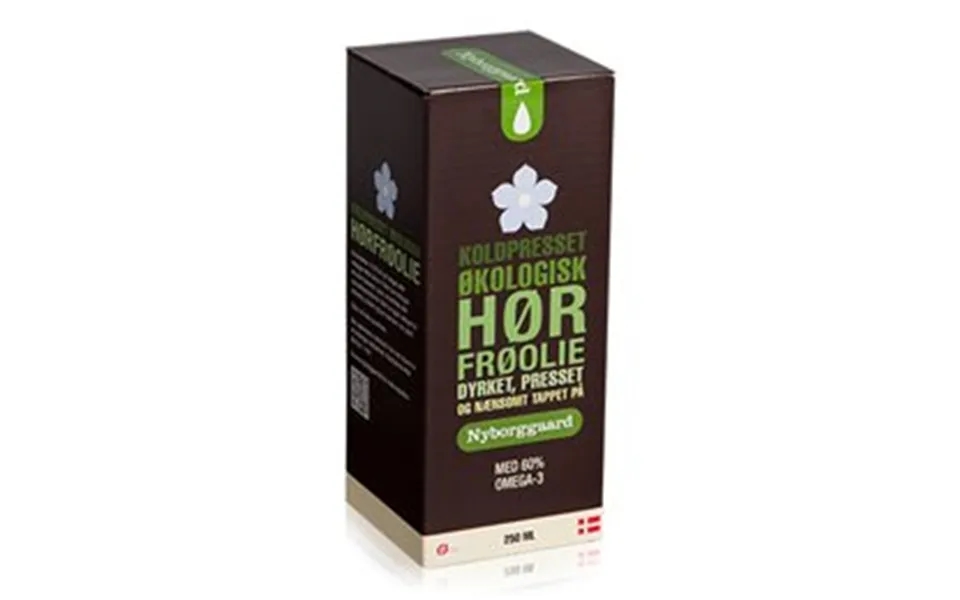 Nyborggaard Hørfrøolie Koldpresset Ø - 250 Ml.