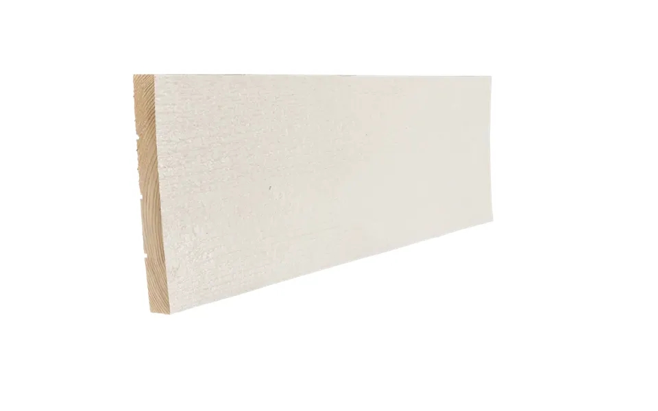 7 Ru - Hvid Ral 9010 22x175 Færdigmalet Træbeklædning