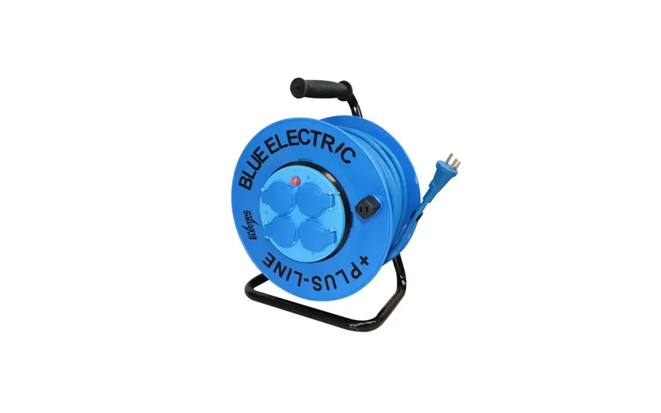 Blue Electric Kabeltromle Plusline - 40 M